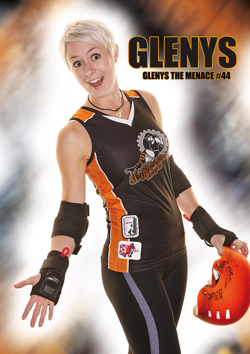 Glenys the Menace - Sheffield Steel Rollergirls