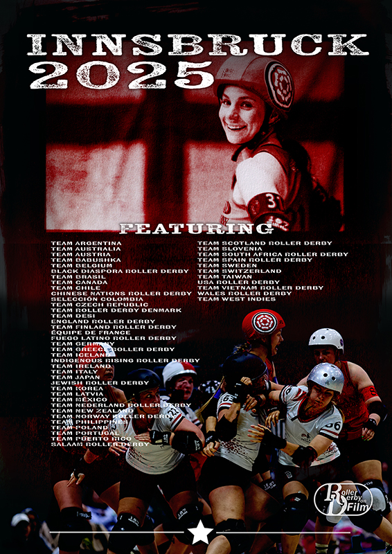 Roller Derby World Cup 2025, Innsbruck, Intro Poster download