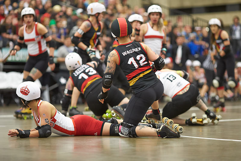 England Roller Derby versus Germany