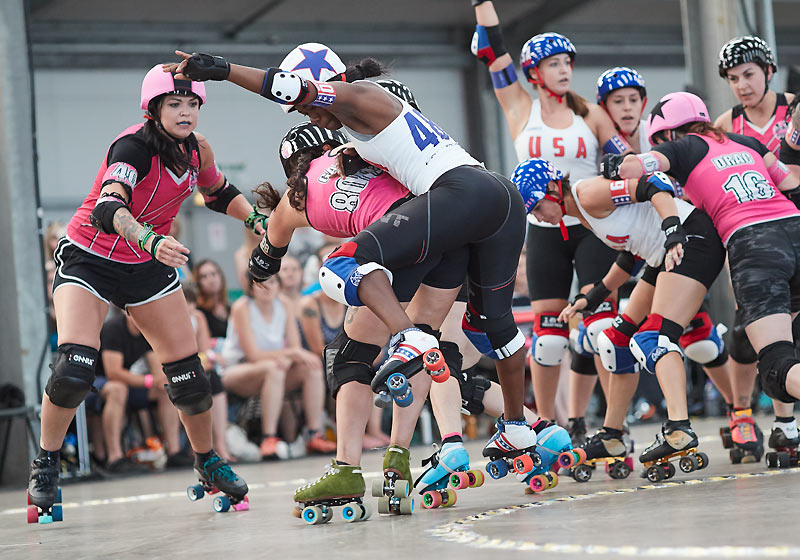 England Roller Derby versus the USA