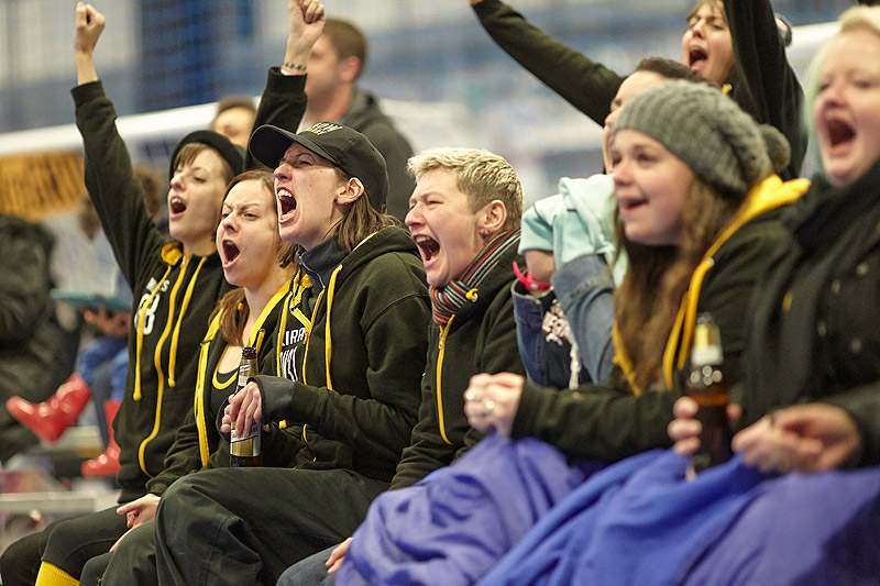 Glasgow Roller Derby fans