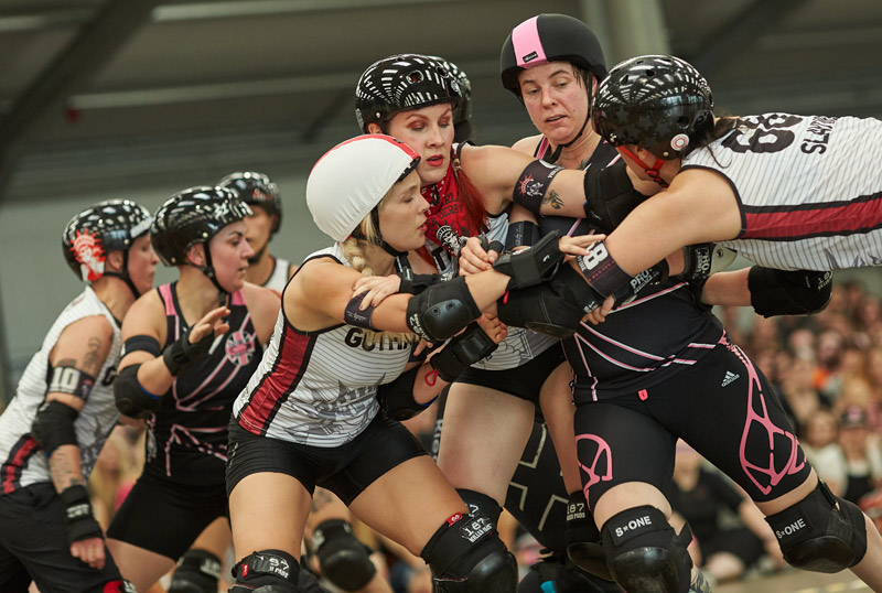 London Brawling, London Rollergirls vs Gotham Girls All-Stars, Newark 2016