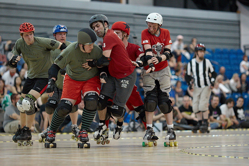 The Inhuman League versus Manchester Roller Derby