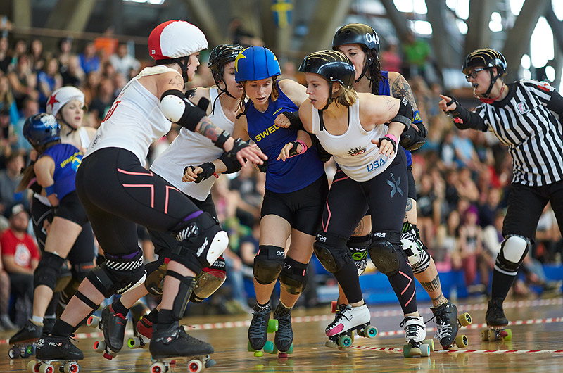 England Roller Derby vs Sweden