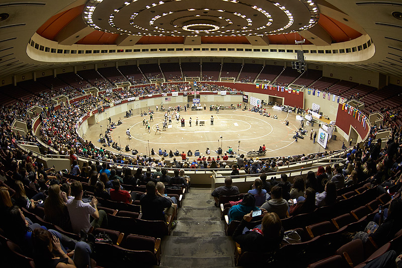 The World Cup venue for the final day