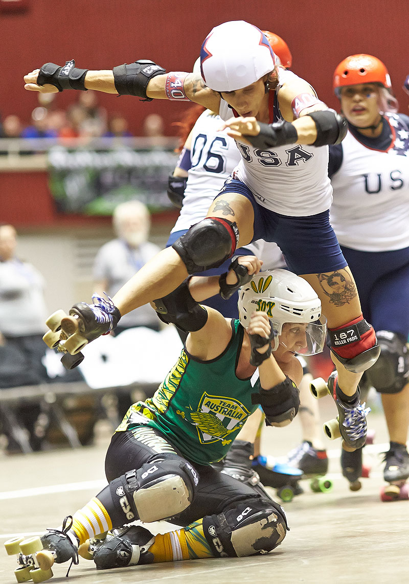 Roller Derby World Cup 2018 USA v Canada 