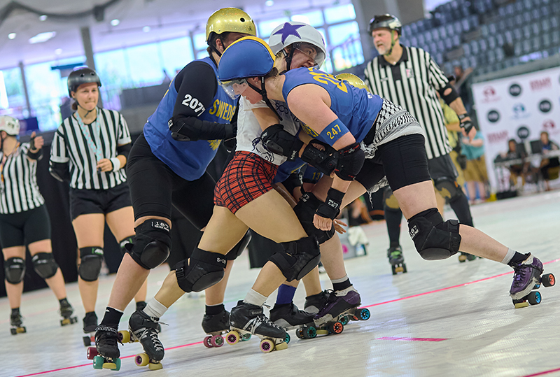 Sweden against Scotland on the opening morning of the World Cup